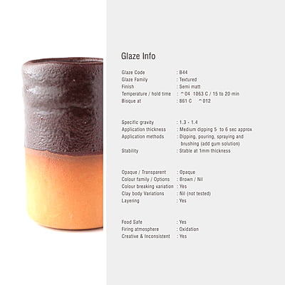 Sara Low Fire Textured Brown B44 Sara Low Fire Textured Brown B44