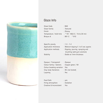 Sara Low Fire Textured Blue B60