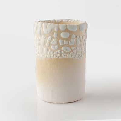 Sara Low Fire Crawl White Bead B80 Sara Low Fire Crawl White Bead B80