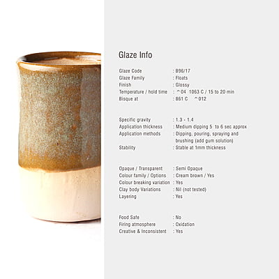 Sara Low Fire Floating Cream Brown B96/17