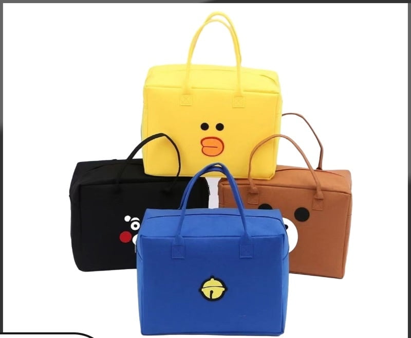 LARGE CAPACITY CARTOON BAG TRAVELLING BAG WOMEN BAG