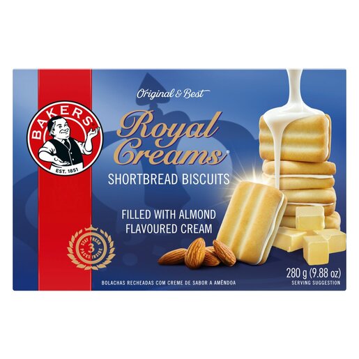 BAKERS ROYAL CREAMS 12X280G CS BAKERS ROYAL CREAMS 12X280G CS