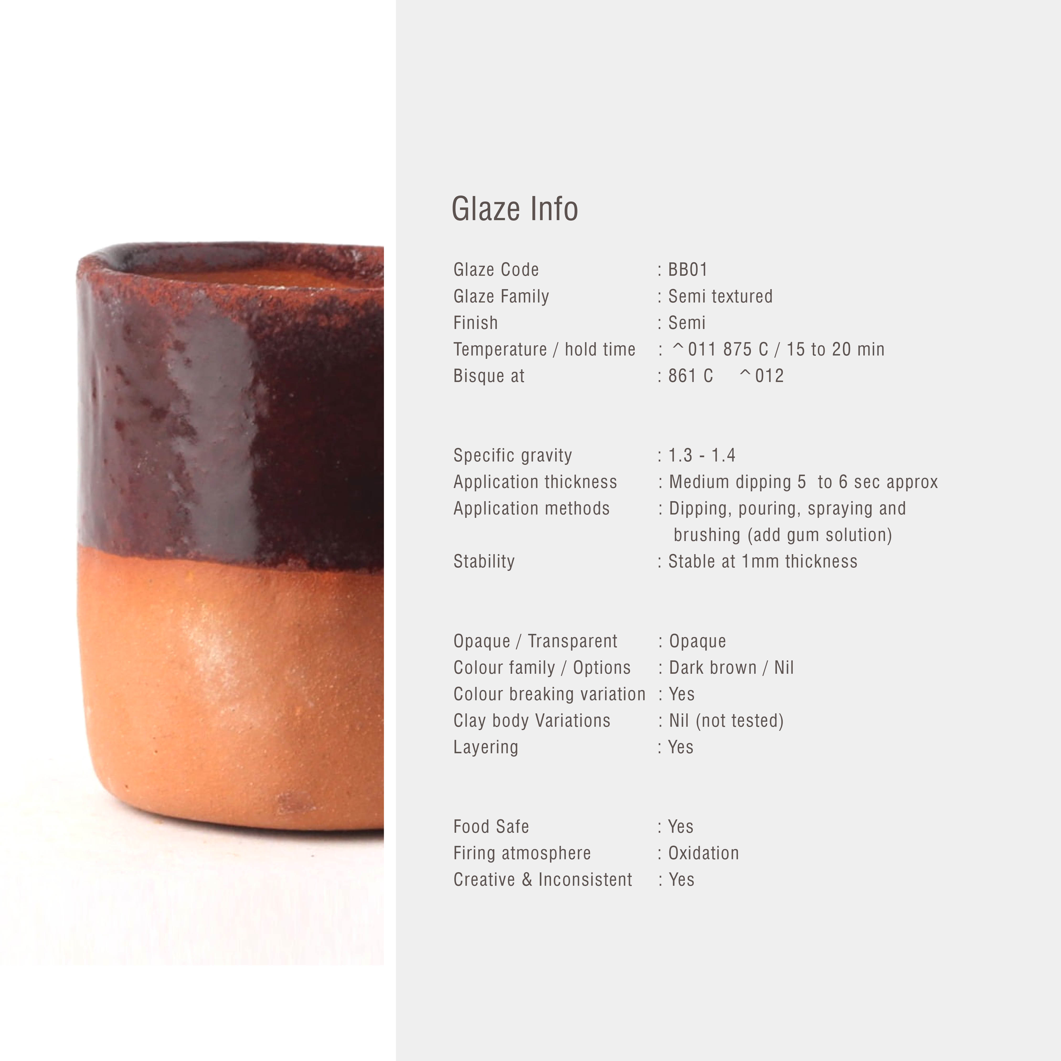 Sara Low Fire Semi Textured BB01