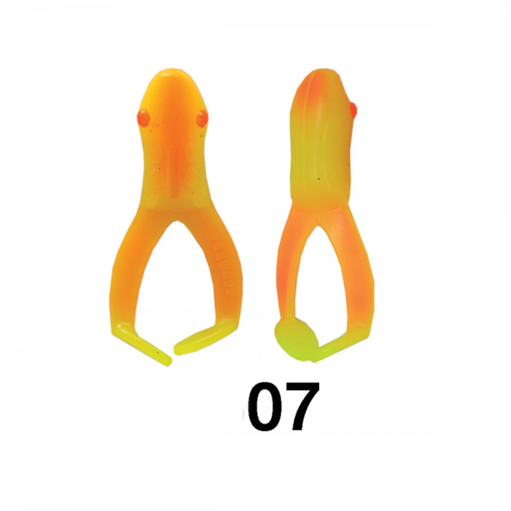 WEEBASS เหยื่อกบยาง - รุ่น BIG BAIT FROGGY (BBF 10.5g) , 07 ORANGE