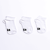 Ankle White Socks 3 Pcs