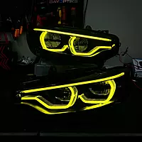 F8X F80 M3 / F82 M4 LCI2 Headlight CSL Yellow / 6K White LED Upgrade Package