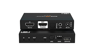 8K60 HDMI 2.1 Audio De-embedder to S/PDIF and L/R Converter 8K60 HDMI 2.1 Audio De-embedder to S/PDIF and L/R Converter
