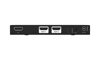 BG-8K-DA12A-G2 | 1x2 8K UHD HDMI 2.1 48Gbps Splitter with Auto Downscaling/Audio De-embedder