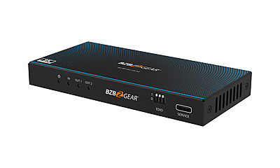 BG-8K-DA12A-G2 | 1x2 8K UHD HDMI 2.1 48Gbps Splitter with Auto Downscaling/Audio De-embedder