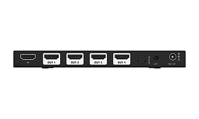 BG-8K-DA14A-G2 | 1x4 8K UHD HDMI 2.1 48Gbps Splitter with Auto Downscalling/Audio De-embedder