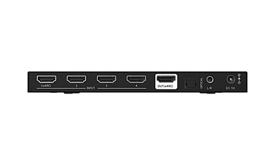 4x1 8K UHD HDMI 2.1 Switcher with Audio De-embedder (8K60, 4K120Hz 4:4:4 10bit VRR, FVA, ALLM support) 4x1 8K UHD HDMI 2.1 Switcher with Audio De-embedder (8K60, 4K120Hz 4:4:4 10bit VRR, FVA, ALLM support)