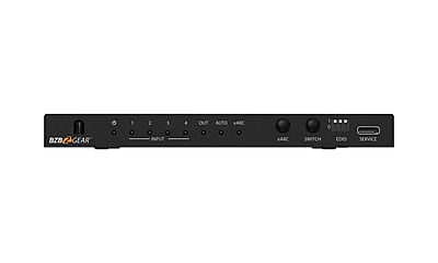 4x1 8K UHD HDMI 2.1 Switcher with Audio De-embedder (8K60, 4K120Hz 4:4:4 10bit VRR, FVA, ALLM support) 4x1 8K UHD HDMI 2.1 Switcher with Audio De-embedder (8K60, 4K120Hz 4:4:4 10bit VRR, FVA, ALLM support)
