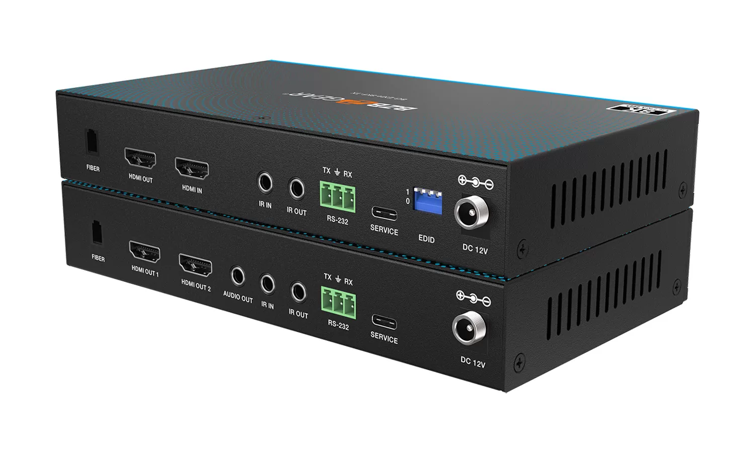 BG-EXH-8KF | 8K UHD HDMI 2.1 Over Fiber Extender - 8K60/4K120Hz with IR/RS-232/EDID Manager