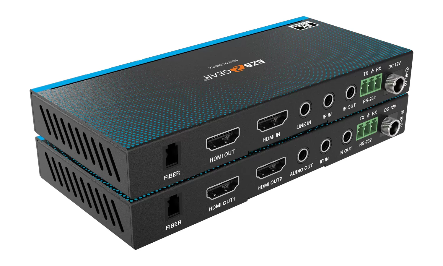 BG-EXH-8KF | 8K UHD HDMI 2.1 Over Fiber Extender - 8K60/4K120Hz with IR/RS-232/EDID Manager