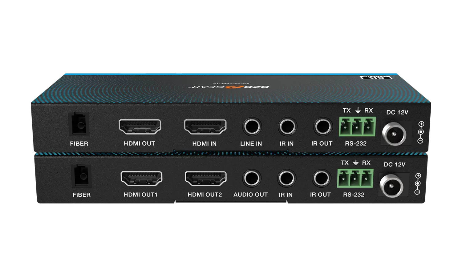 BG-EXH-8KF | 8K UHD HDMI 2.1 Over Fiber Extender - 8K60/4K120Hz with IR/RS-232/EDID Manager
