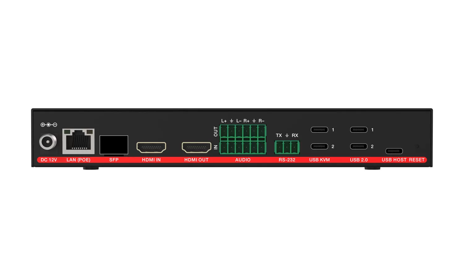 BG-IPGEAR-ULTRA | 4K UHD HDMI 2.0 Over IP Multicast Transceiver with Seamless Matrix Switching/Video Wall/MultiView/KVM/USB 2.0/POE Support