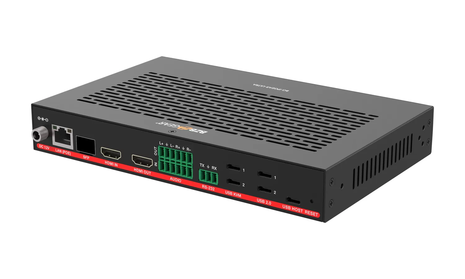 BG-IPGEAR-ULTRA | 4K UHD HDMI 2.0 Over IP Multicast Transceiver with Seamless Matrix Switching/Video Wall/MultiView/KVM/USB 2.0/POE Support