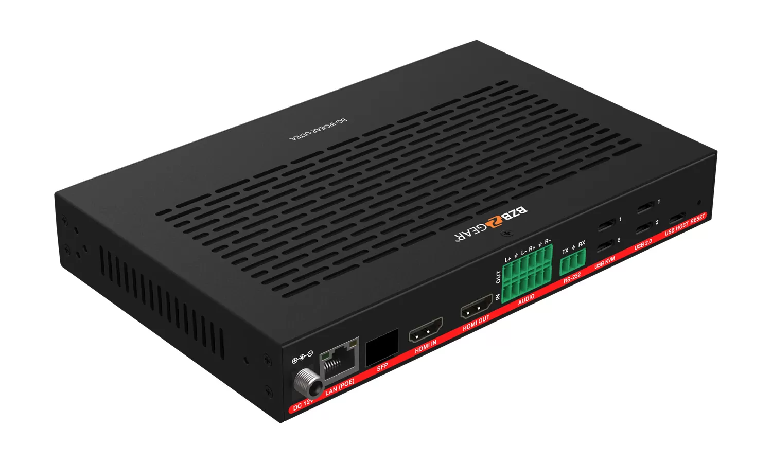 BG-IPGEAR-ULTRA | 4K UHD HDMI 2.0 Over IP Multicast Transceiver with Seamless Matrix Switching/Video Wall/MultiView/KVM/USB 2.0/POE Support