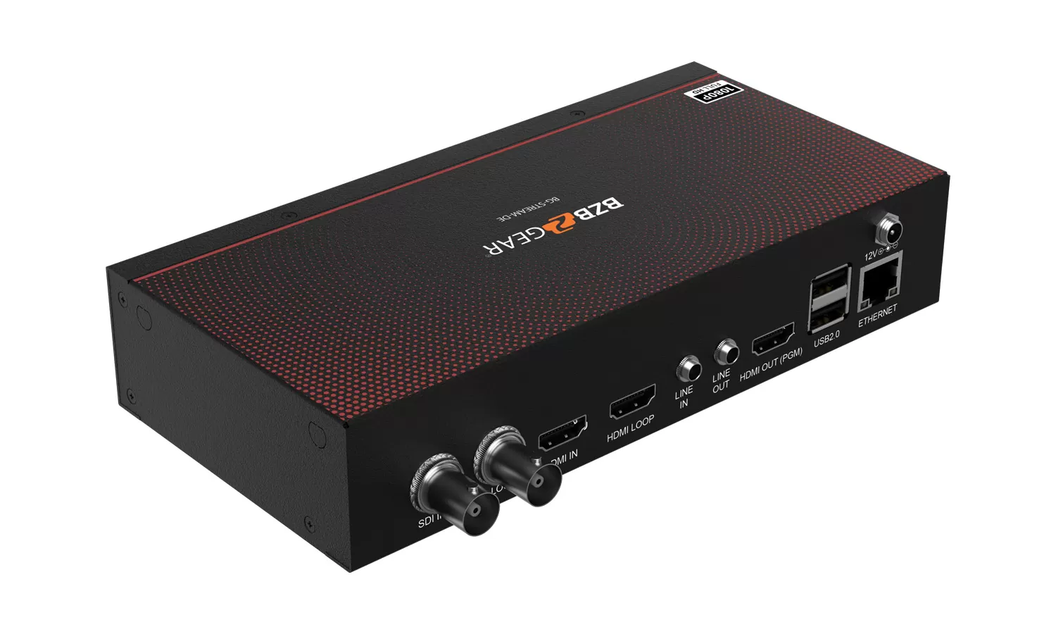BG-STREAM-DE |  1 Channel SDI/HDMI Encoder/Decoder/Recorder with Audio/USB 3.0 for Storage (Dante AV-H Ready)