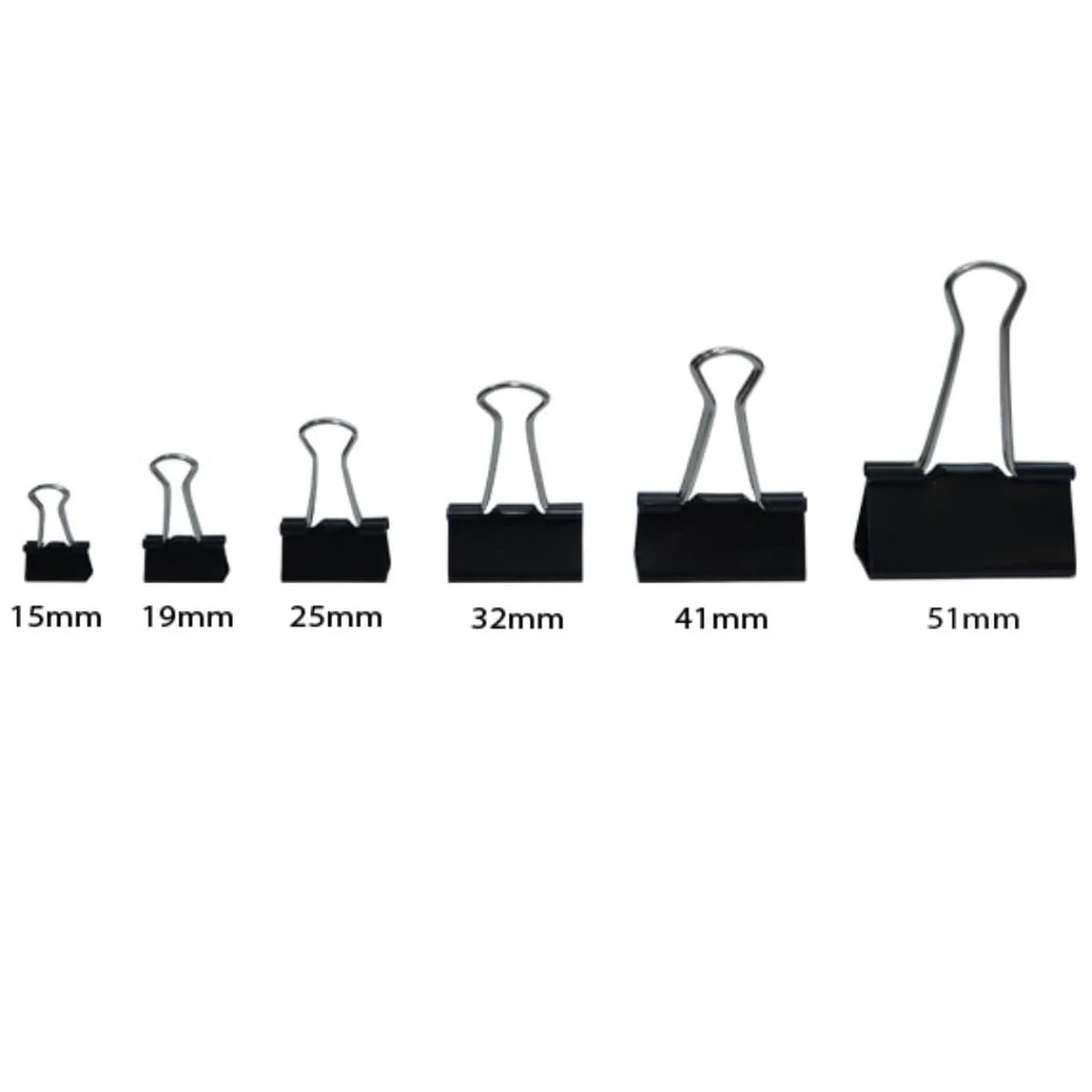 BINDER CLIP 51MM (12X1) DELUXE