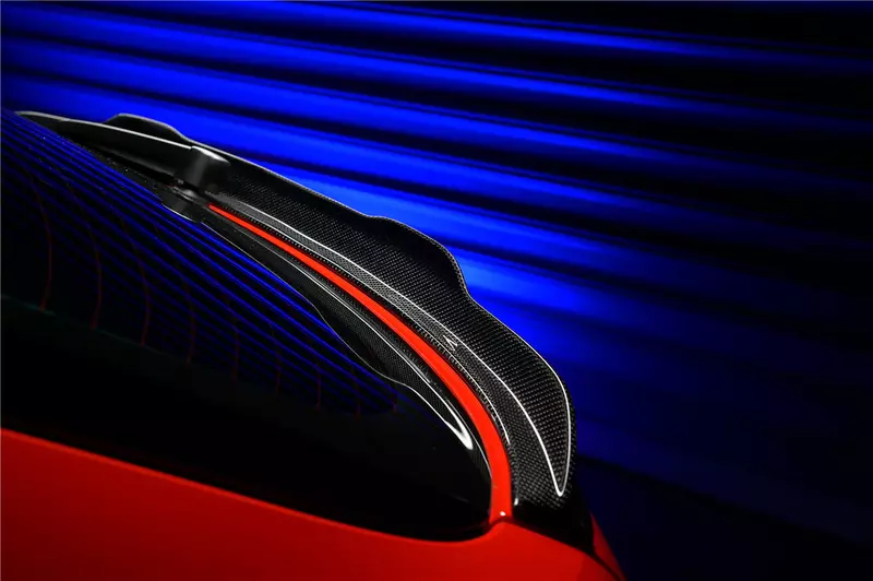 2019–2024 Audi RS6 Avant C8 BKSS Style Carbon Fiber Middle Spoiler | Rear Aero Accent