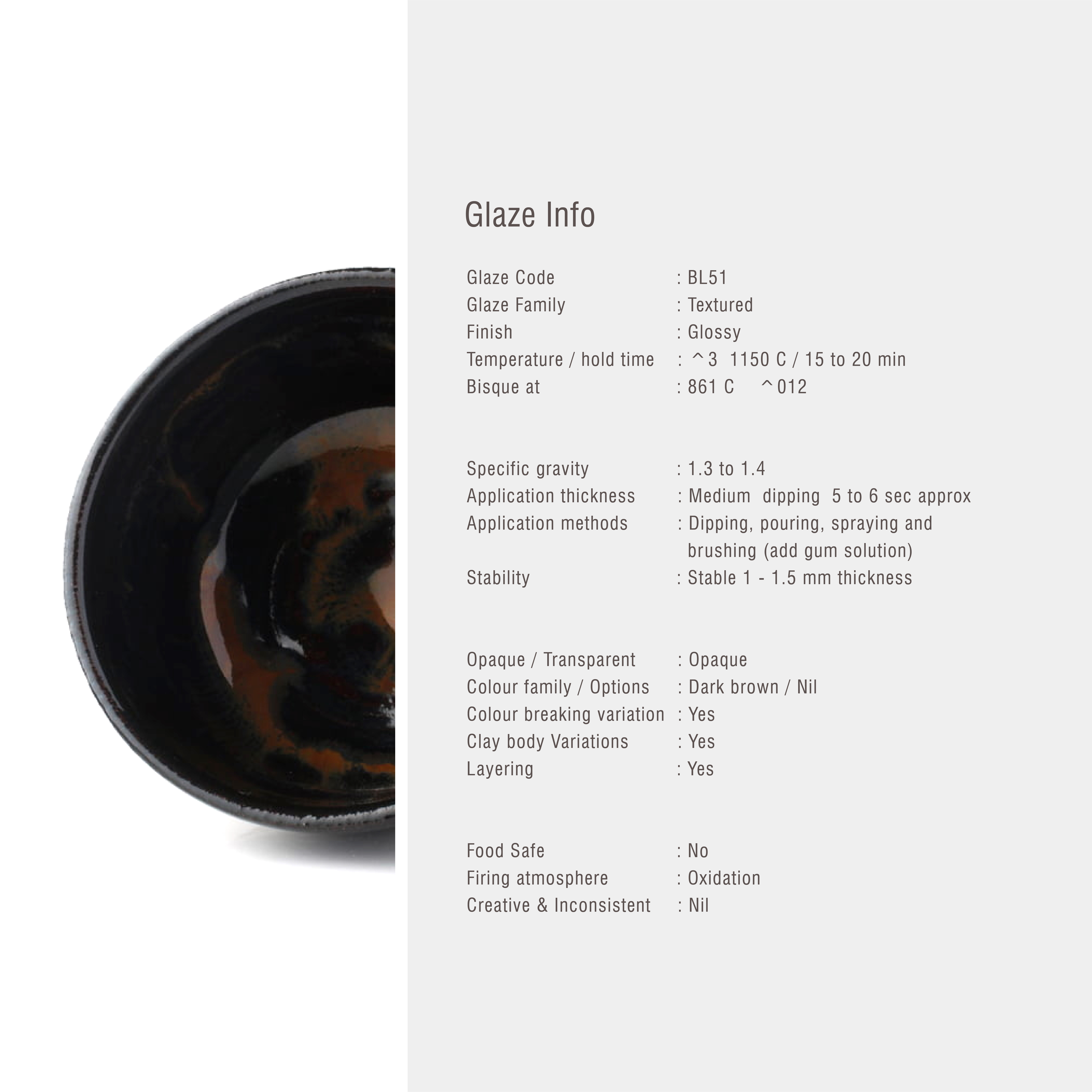 Sara Low Fire Textured BL51 Sara Low Fire Textured BL51