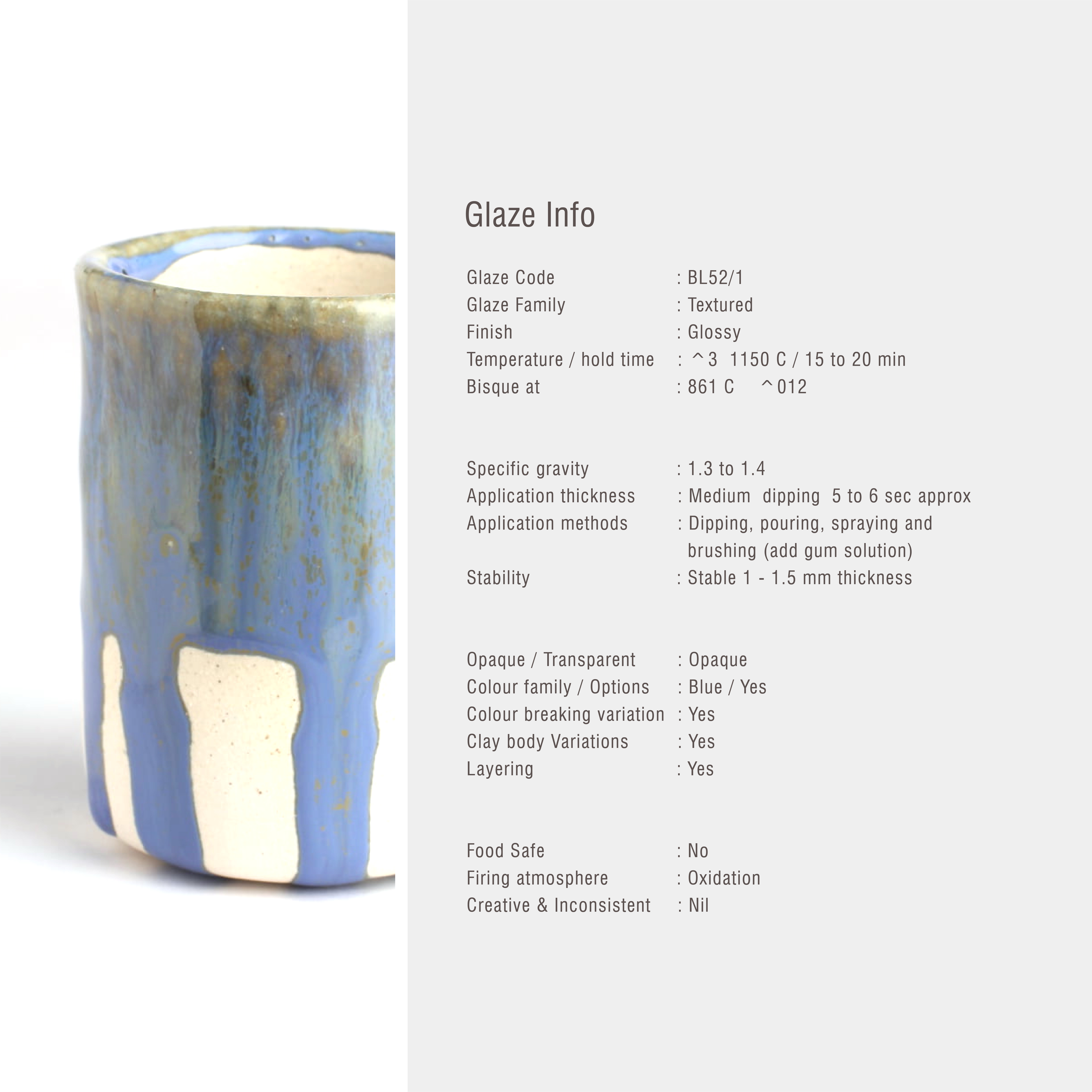 Sara Low Fire Textured BL52/1 Sara Low Fire Textured BL52/1
