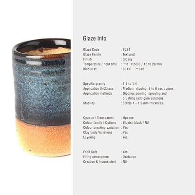 Sara Low Fire Floats Blue BL54