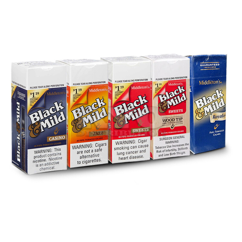 BLACK & MILD $1.19 (25 CIGARS) BLACK & MILD $1.19 (25 CIGARS)