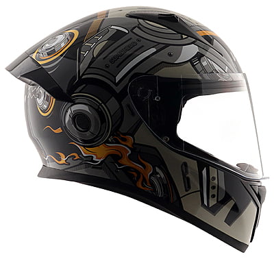 VEGA BOLT SUPERHERO DULL BLACK GREY M/V (L)