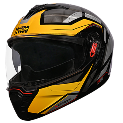 STUDDS TROOPER D2 BLACK/YELLOW N5 YELLOW D/V (L)