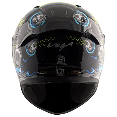 VEGA BOLT SUPERHERO BLACK NEON YELLOW M/V (L)