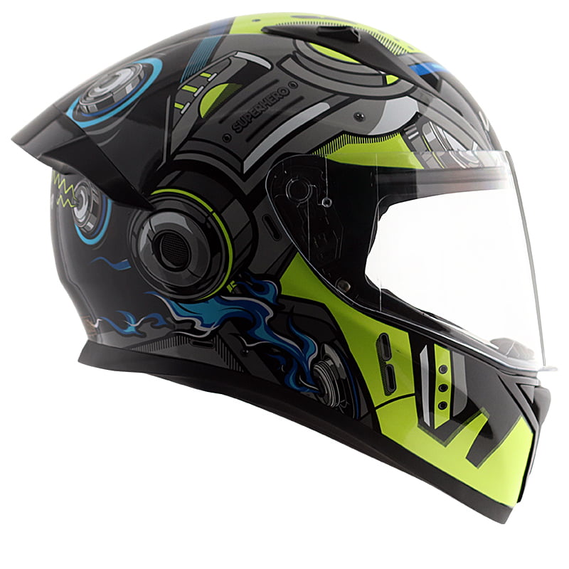 VEGA BOLT SUPERHERO BLACK NEON YELLOW M/V (L)