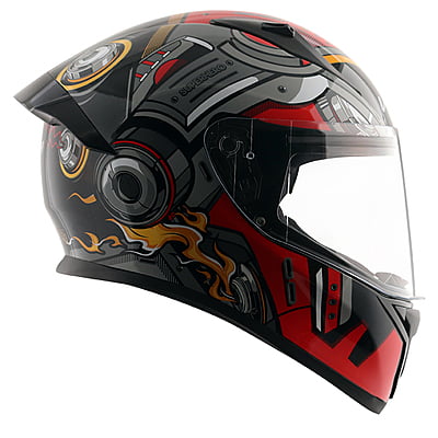 VEGA BOLT SUPERHERO BLACK RED M/V (L)