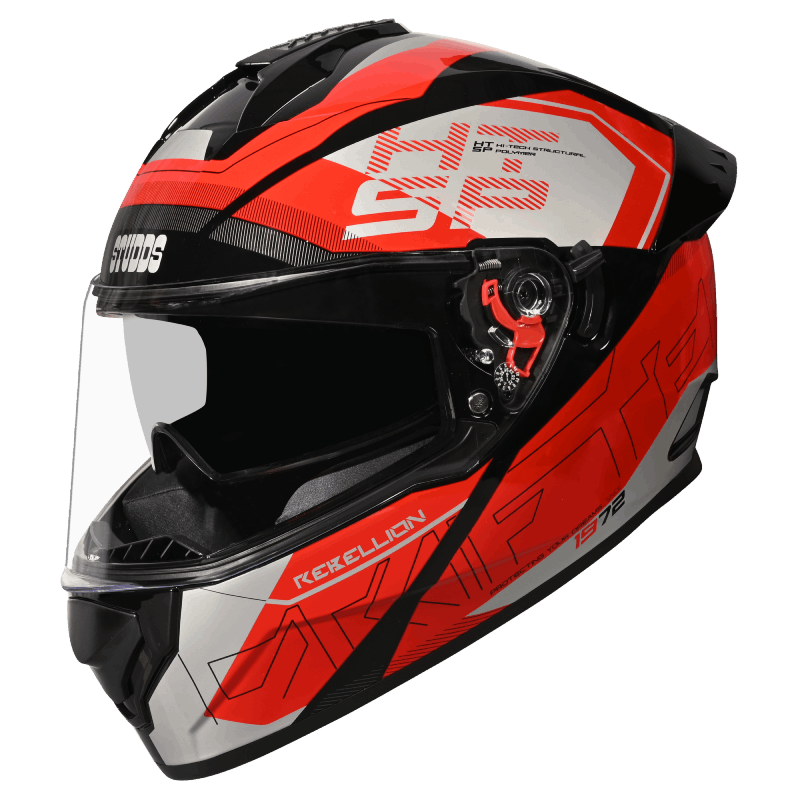 STUDDS DRIFTER D6 REBELLION BLACK N2 RED C/V 580 MM