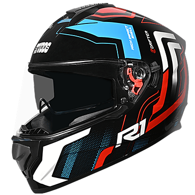 STUDDS DRIFTER D4 R1 BLACK/RED N1 D/V (XL)