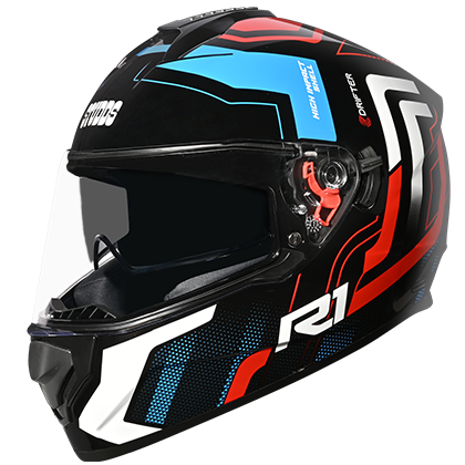 STUDDS DRIFTER D4 R1 BLACK/RED N1 D/V (M)