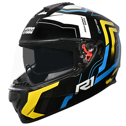 STUDDS DRIFTER D4 R1 BLACK/YELLOW N6 D/V (XL)