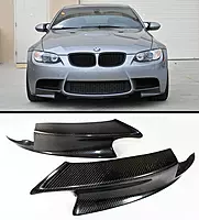 Carbon Fiber Front Bumper Splitters for BMW E90/E92/E93 M3 (2008–2013)