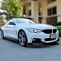 BMW 4 Series Front Lip – Satin Black (2014–2020)