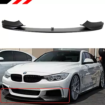 BMW 4 Series Front Lip – Satin Black (2014–2020)