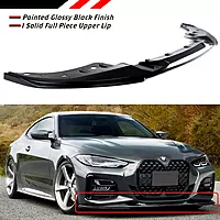 BMW G22/G23 Front Lip – Glossy Black (2021–2023)