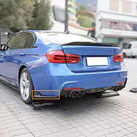 BMW 3 Series Carbon Fiber Rear Bumper Splitters (2012–2018)