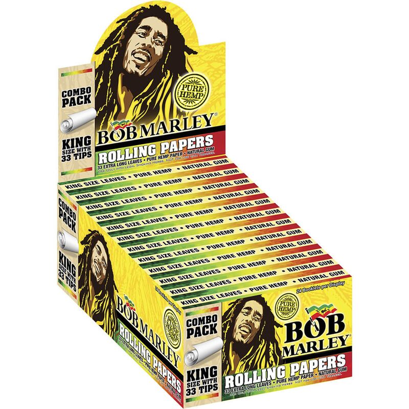 BOB MARLEY PAPERS KING SIZE + TIPS (24 BOOKLET)