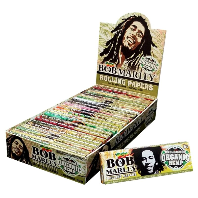 BOB MARLEY PAPERS ORGANIC HEMP 1 1/4 (25 BOOKLET)