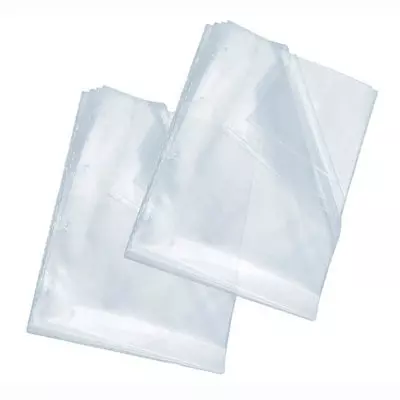BOLSA TRANSPARENTE PLASTICO 20X30X120 1 KG