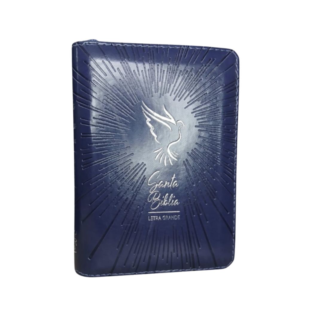 AZUL-Biblia de Bolsillo, Imitación Piel, Letra Pequeña, Azul AZUL-Biblia de Bolsillo, Imitación Piel, Letra Pequeña, Azul
