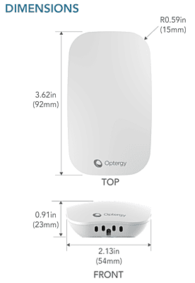 Optergy Air Temperature & Humidity Wall Sensor