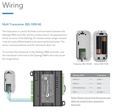Optergy Air Temperature & Humidity Wall Sensor Optergy Air Temperature & Humidity Wall Sensor