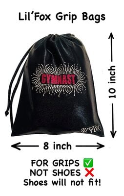 BLACK & HOT PINK SHINY MYSTIQUE GRIP BAG BLACK & HOT PINK SHINY MYSTIQUE GRIP BAG